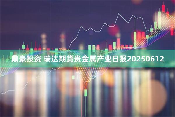 鼎豪投资 瑞达期货贵金属产业日报20250612