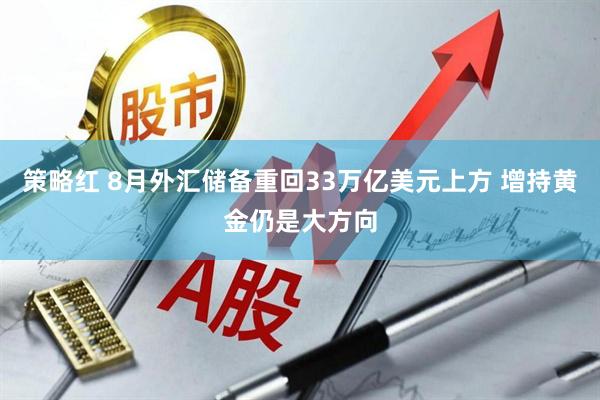 策略红 8月外汇储备重回33万亿美元上方 增持黄金仍是大方向