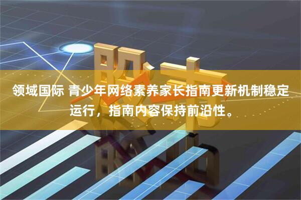 领域国际 青少年网络素养家长指南更新机制稳定运行，指南内容保持前沿性。